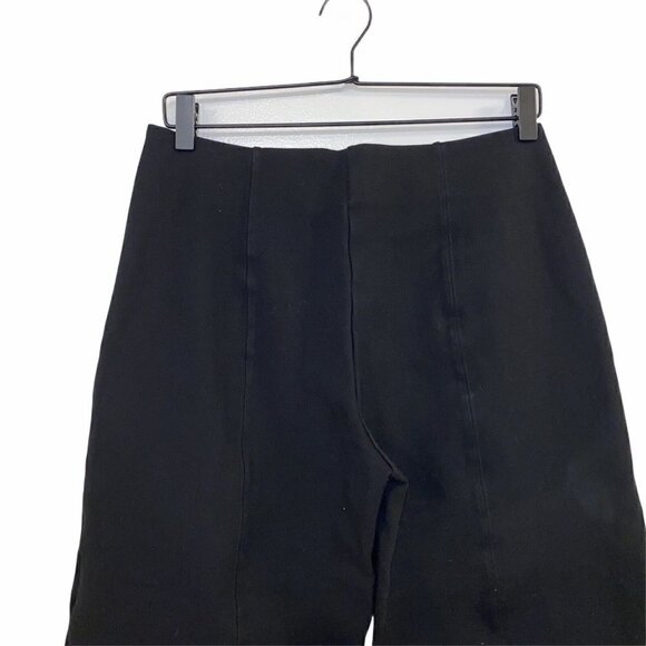 J Crew Women's Size 8 Pants Ponte Wide Leg Crop High Rise Stretch Black L1687 - Picture 5 of 8